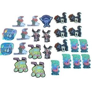 HUGE Dutch bros sticker bundle 24  Halloween flamingo glow holo lot stickers NEW